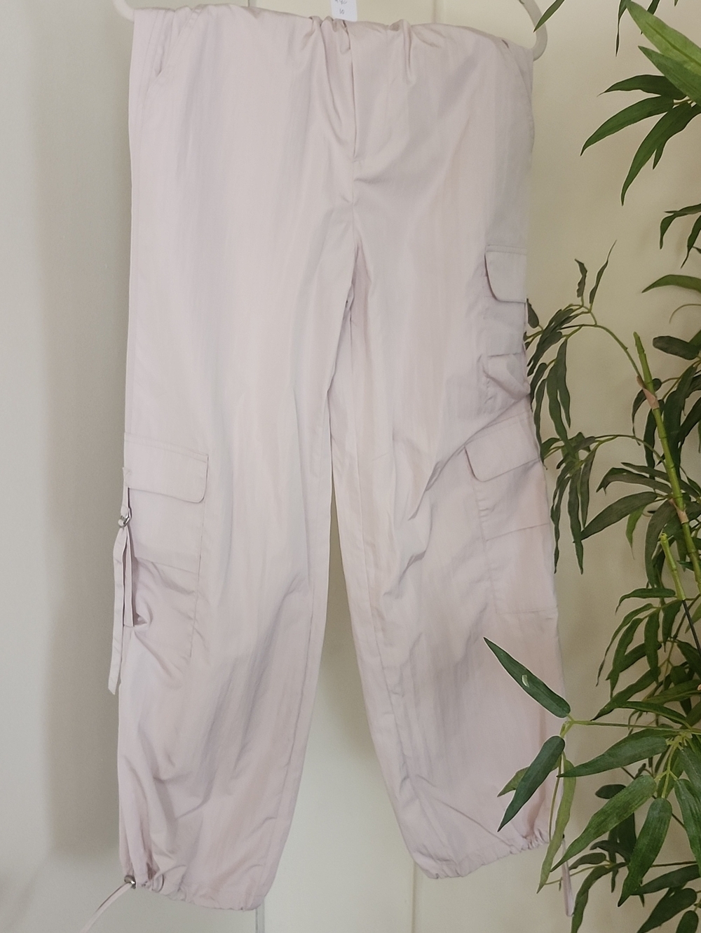Bluivy Pale Pink Cargo Jogger Pants